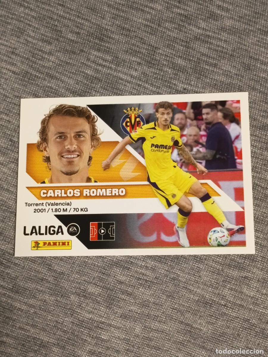 Figurine di Calcio: Liga este 26 27 Panini CARLOS ROMERO FICHAJE N&deg;4 VILLARREAL nuevo