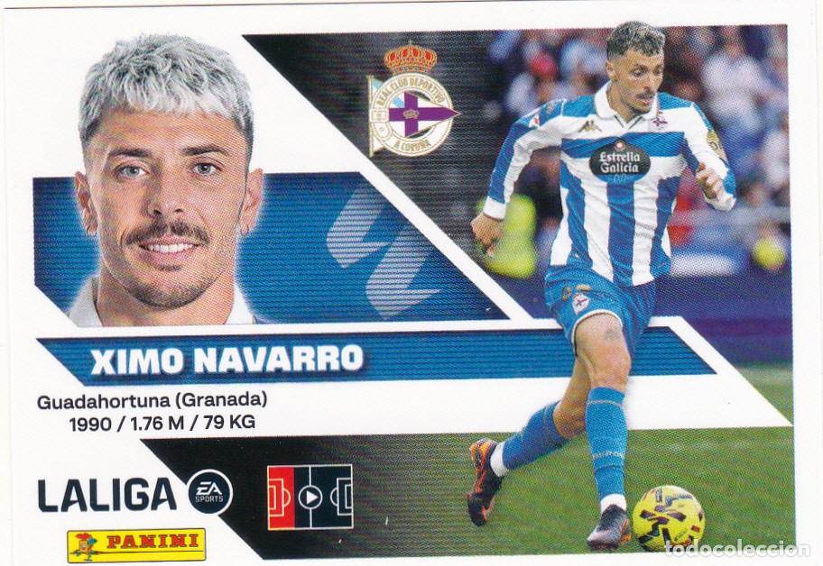 Cromos de f&uacute;tbol: ESTE 2026-27 * XIMO NAVARRO * N&ordm; 9A - DEL DEPOR (NUEVO DE SOBRE) (A-20)