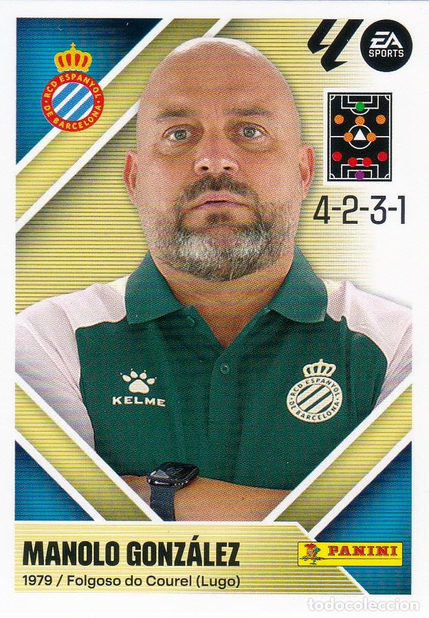 Cromos de f&uacute;tbol: ESTE 2026-27 * MANOLO GONZ&Aacute;LEZ * N&ordm; 2 - DEL ESPANYOL (NUEVO DE SOBRE) (A-20)