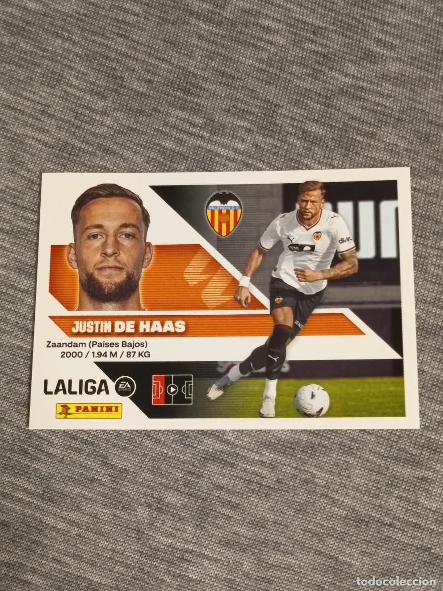 Cromos de f&uacute;tbol: Liga este 26 27 Panini DE HAAS FICHAJE N&deg;9 VALENCIA nuevo
