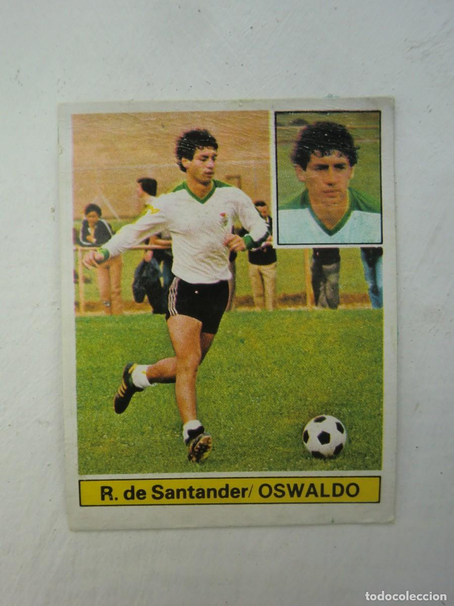 Cromos de f&uacute;tbol: Cromo de f&uacute;tbol LIGA ESTE 81-82 1981-1982: OSWALDO (Racing de Santander), coloca