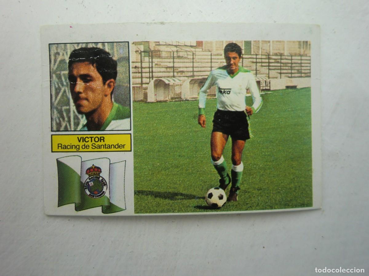 Cromos de f&uacute;tbol: Cromo de f&uacute;tbol LIGA ESTE 82-83 1982-1983: V&Iacute;CTOR (Racing de Santander), baja
