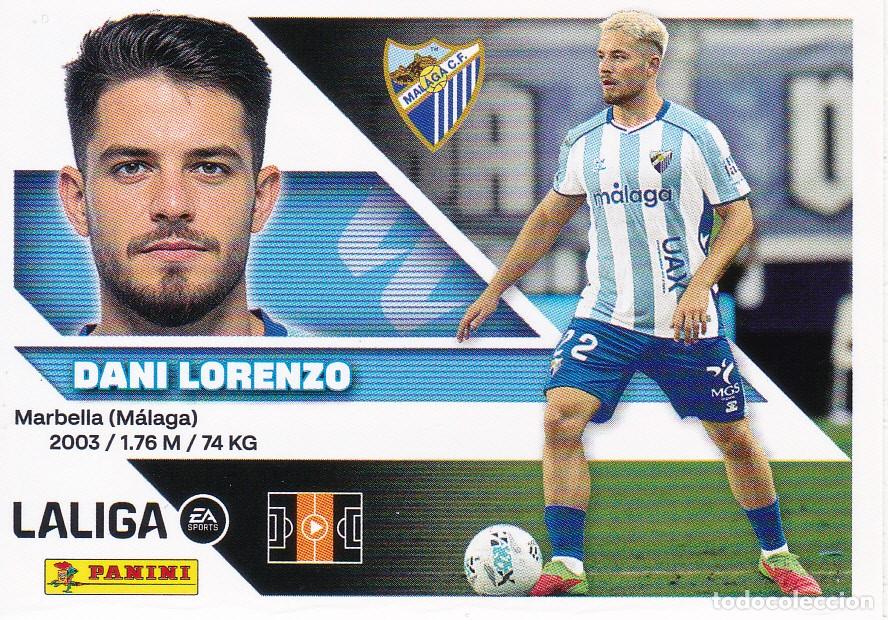 Cromos de f&uacute;tbol: ESTE 2026-27 * DANI LORENZO * N&ordm; 12 - DEL M&Aacute;LAGA (NUEVO DE SOBRE) (A-20)