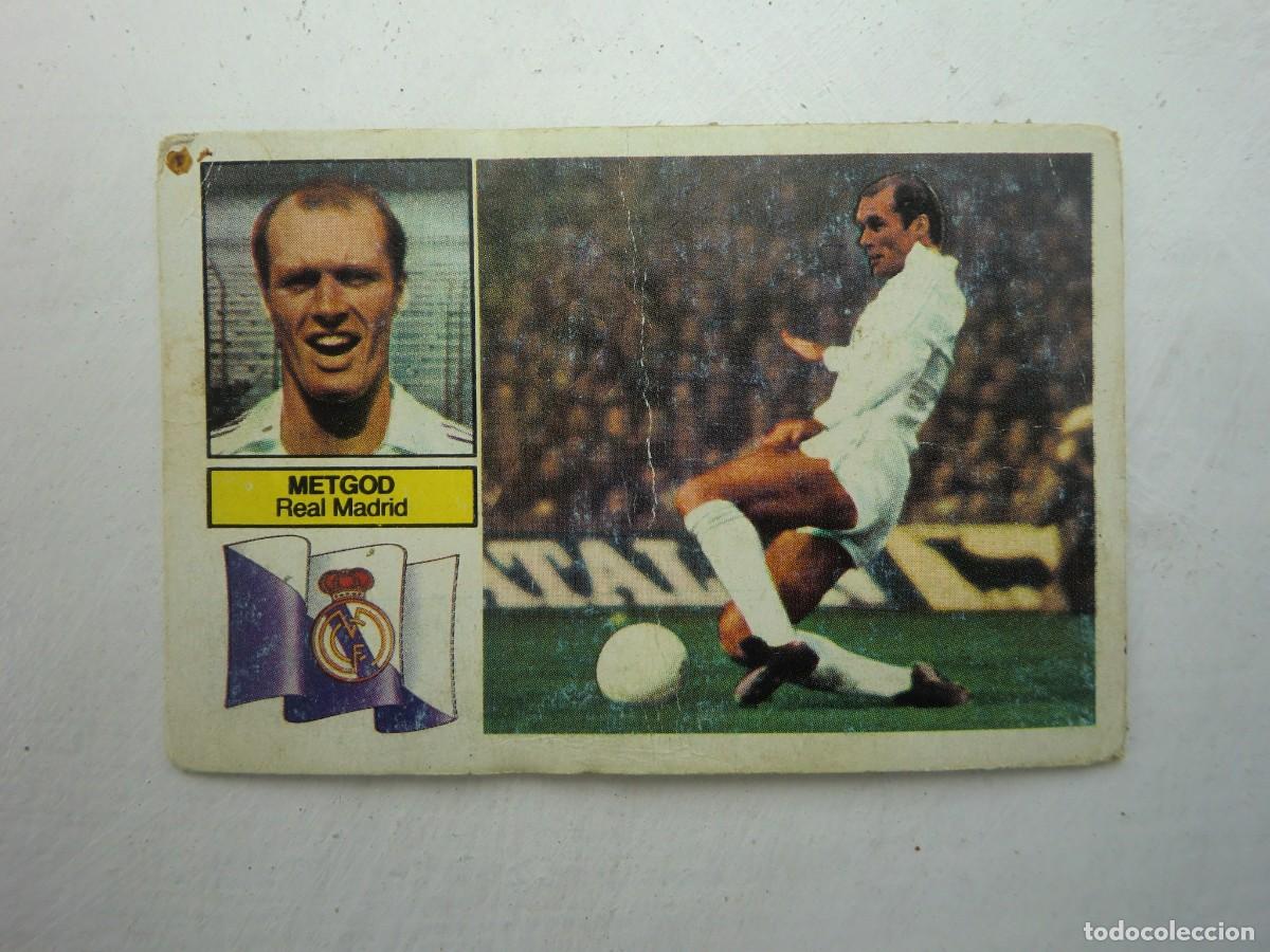 Cromos de f&uacute;tbol: Cromo de f&uacute;tbol LIGA ESTE 82-83 1982-1983: METGOD (R. Madrid), &uacute;ltimos fichajes N&ordm; 8, versi&oacute;n doble
