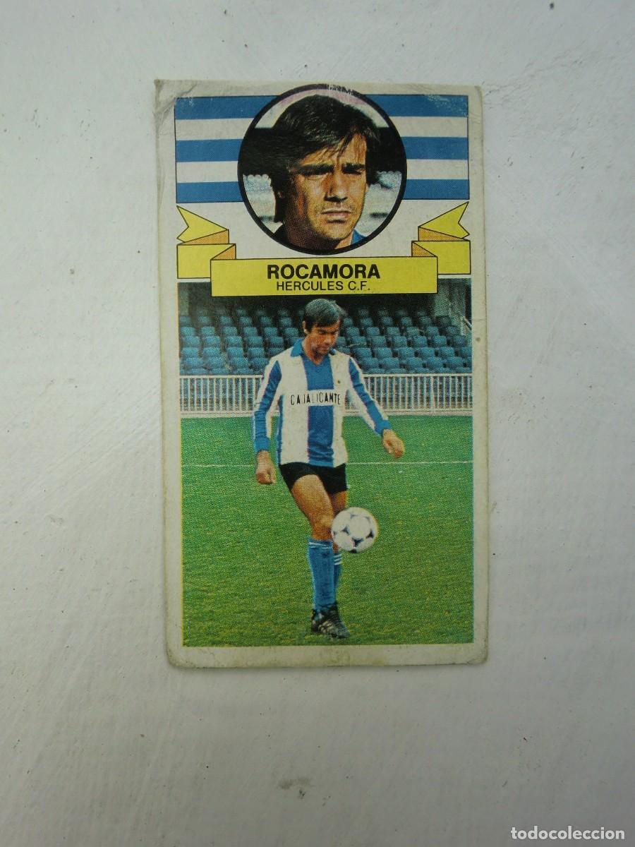 Figurine di Calcio: Cromo de f&uacute;tbol LIGA ESTE 85-86 1985-1986: ROCAMORA (H&eacute;rcules), baja