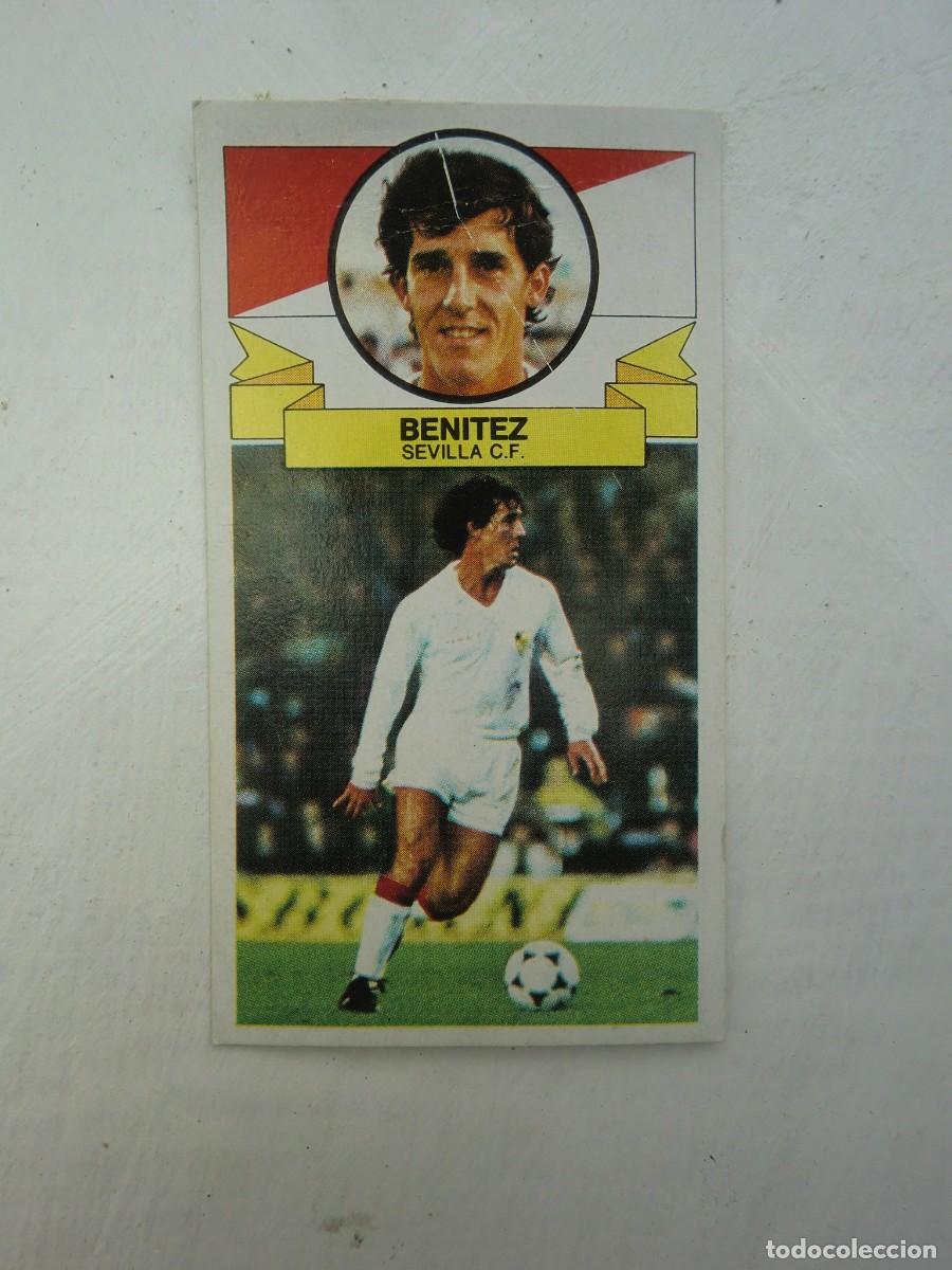 Cromos de f&uacute;tbol: Cromo de f&uacute;tbol LIGA ESTE 85-86 1985-1986: BEN&Iacute;TEZ (Sevilla), baja