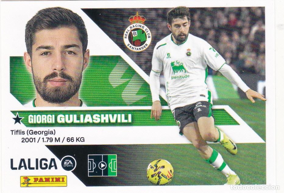 Cromos de f&uacute;tbol: ESTE 2026-27 * GULIASHVILI * N&ordm; 17 - DEL RACING (NUEVO DE SOBRE) (A-20)