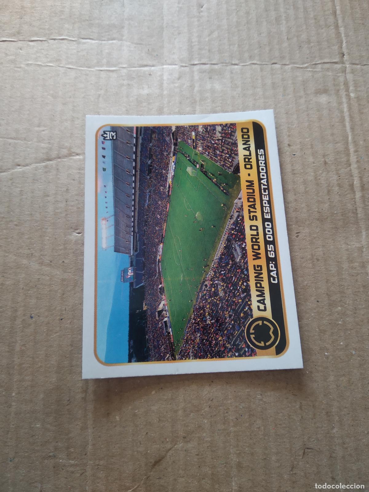 Cromos de f&uacute;tbol: 3 ESTADIO CAMPO CAMPING WORLD ORLANDO CROMO FUTBOL MUNDIAL DE CLUBES 2025 3 REYES