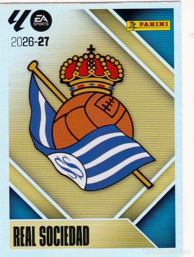 Figurine di Calcio: ESTE 2026-27 * ESCUDO * N&ordm; 1 - DEL REAL SOCIEDAD (NUEVO DE SOBRE) (A-20)