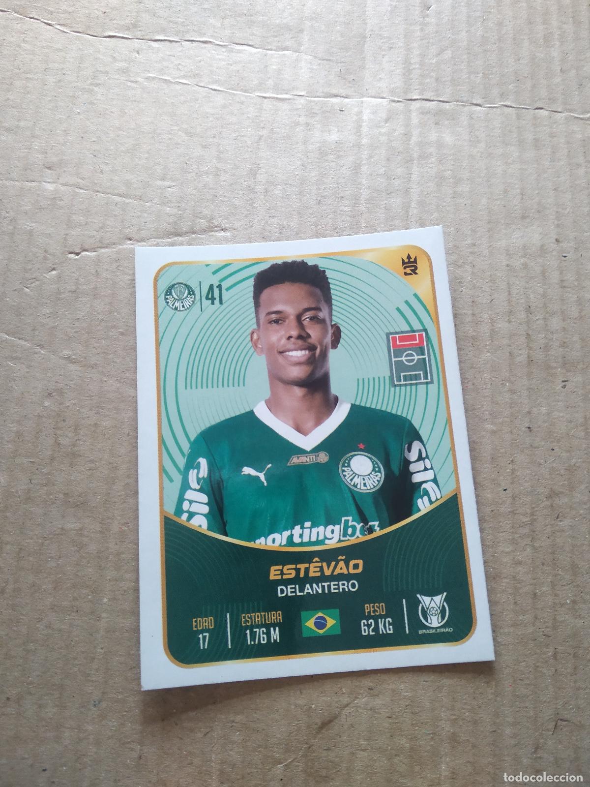 Cromos de f&uacute;tbol: 28 ESTEVAO ROOKIE PALMEIRAS CROMO FUTBOL MUNDIAL DE CLUBES 2025 3 REYES