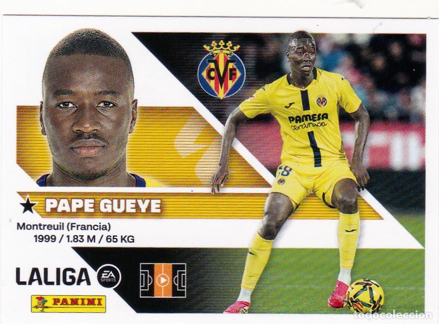 Football Stickers: ESTE 2026-27 * PAPE GUEYE * N&ordm; 11 - DEL VILLARREAL (NUEVO DE SOBRE) (A-20)