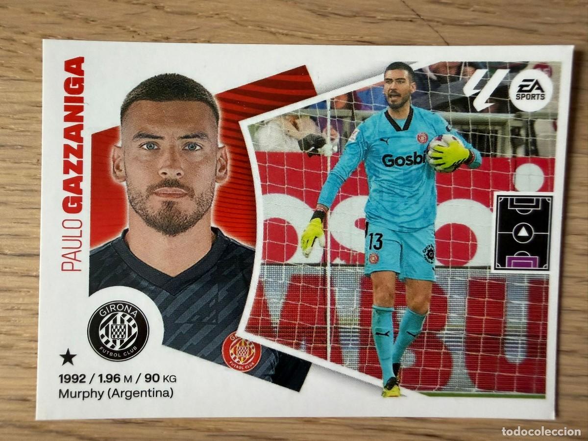 Football Stickers: 3 GAZZANIGA GIRONA 24 25 2024 2025 LIGA EA SPORTS COLECCIONES ESTE SIN PEGAR STICKER