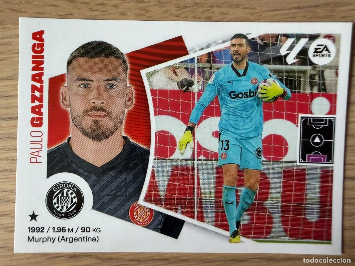 Football Stickers: 3 GAZZANIGA GIRONA 24 25 2024 2025 LIGA EA SPORTS COLECCIONES ESTE SIN PEGAR STICKER