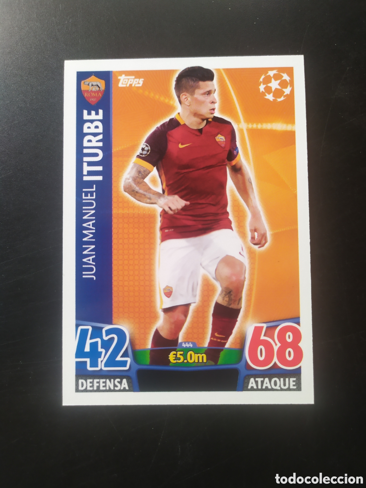 Cromos de Futebol: UEFA Champions match attax topps 2015 2016 15 16 Iturbe n&deg; 444 Roma