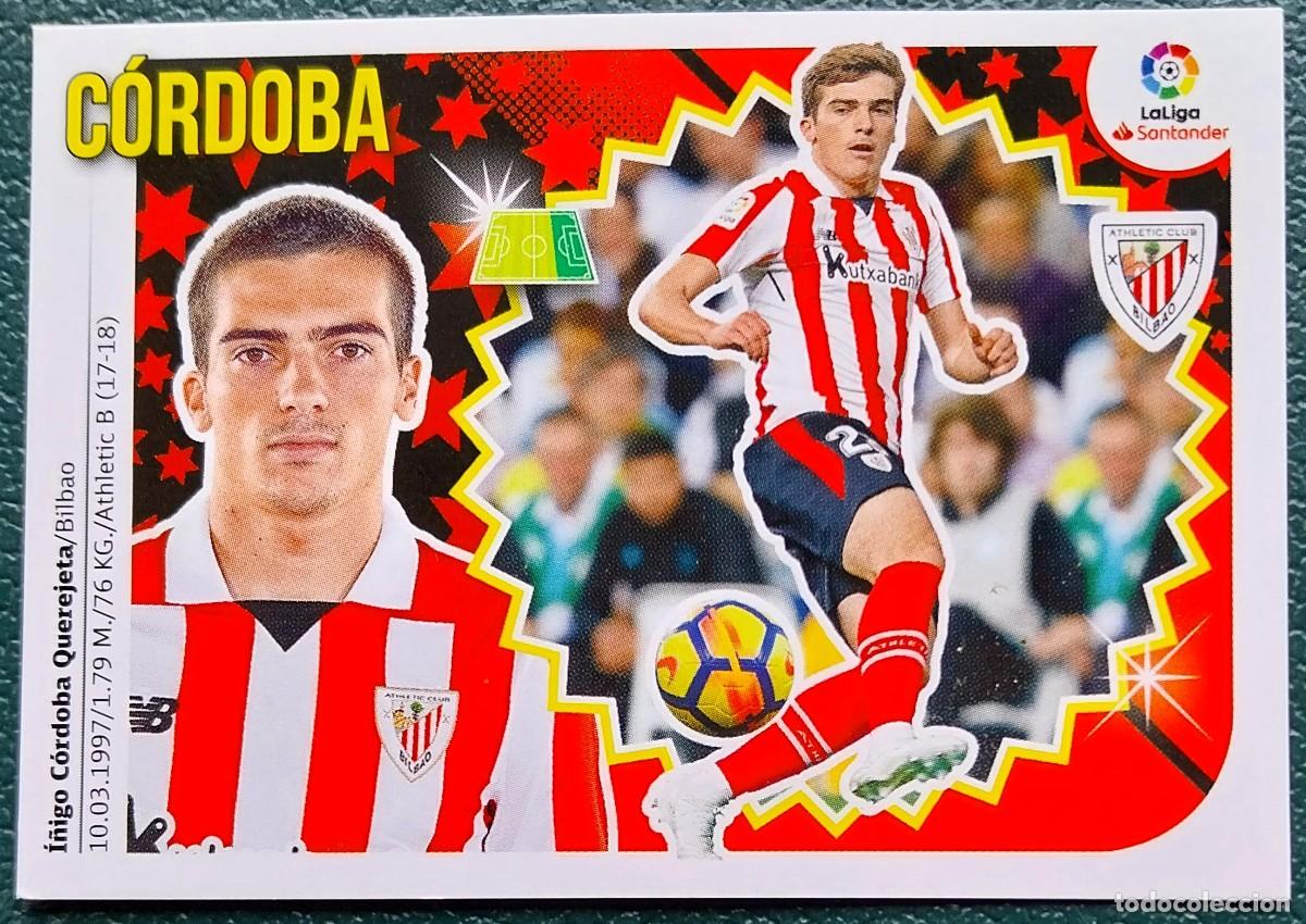 Fu&szlig;ball-Sticker: 14 CORDOBA ATHLETIC DE BILBAO CROMOS ALBUM EDICIONES ESTE 2018 2019 18 19