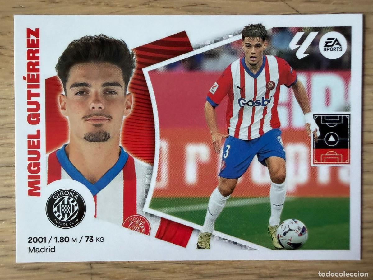 Cromos de Futebol: 10 MIGUEL GUTIERREZ GIRONA 24 25 2024 2025 LIGA EA SPORTS COLECCIONES ESTE SIN PEGAR STICKER