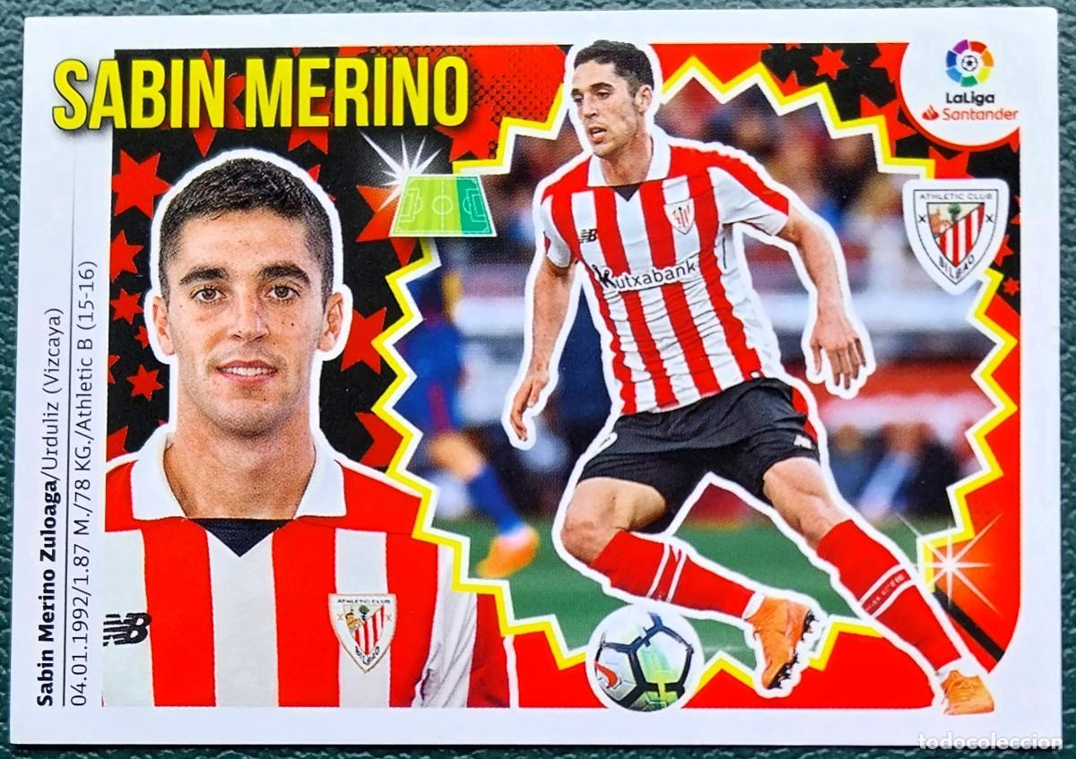 Cromos de f&uacute;tbol: 16B / 16 B SABIN MERINO ATHLETIC DE BILBAO CROMOS ALBUM EDICIONES ESTE 2018 2019 18 19