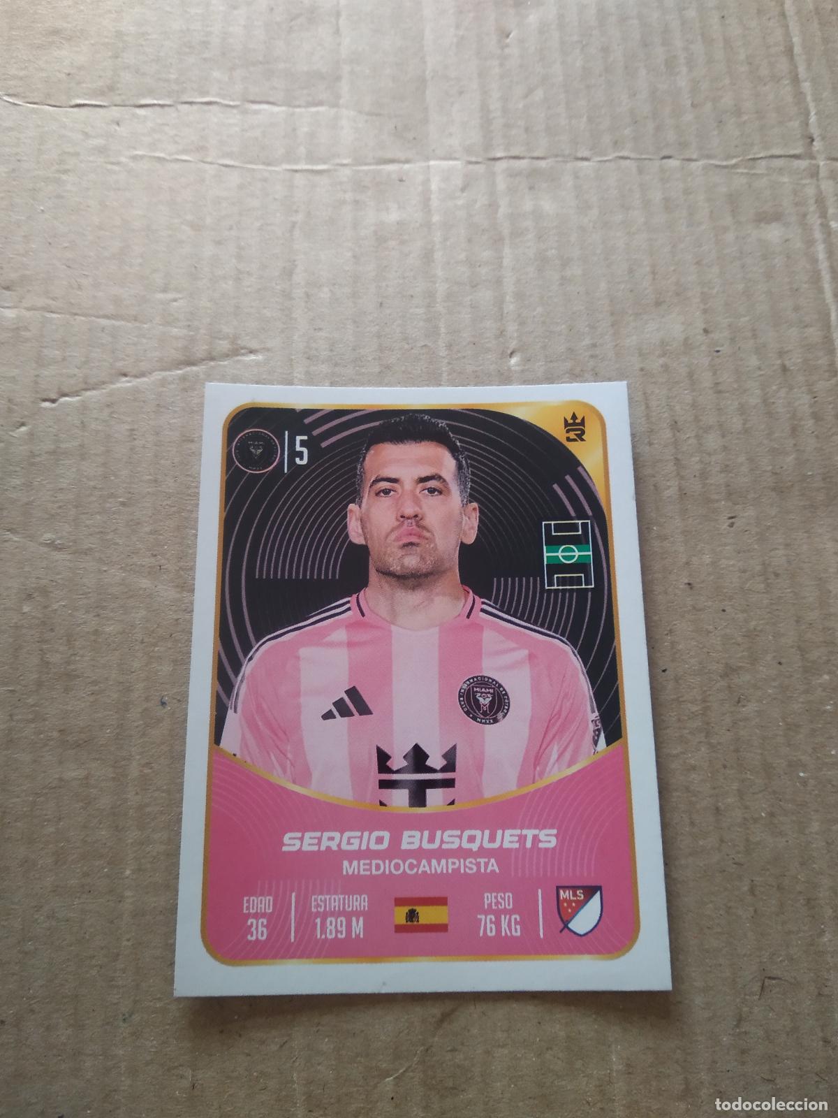 Cromos de f&uacute;tbol: 50 SERGIO BUSQUETS INTER MIAMI CROMO FUTBOL MUNDIAL DE CLUBES 2025 3 REYES