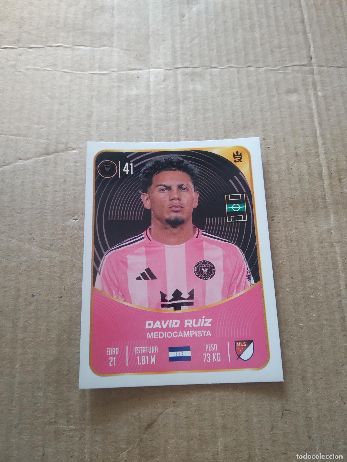 Cromos de f&uacute;tbol: 53 DAVID RUIZ INTER MIAMI CROMO FUTBOL MUNDIAL DE CLUBES 2025 3 REYES
