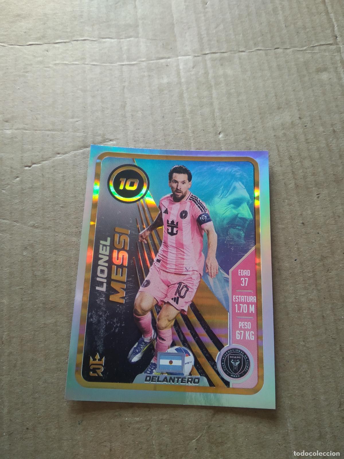 Cromos de f&uacute;tbol: 56 MESSI INTER MIAMI CROMO FUTBOL MUNDIAL DE CLUBES 2025 3 REYES
