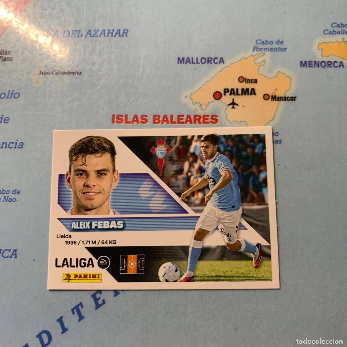 Cromos de f&uacute;tbol: Febas &Uacute;ltimo fichaje n&uacute;mero 10 Del Celta cromo de la liga este 26-27 2026-2027