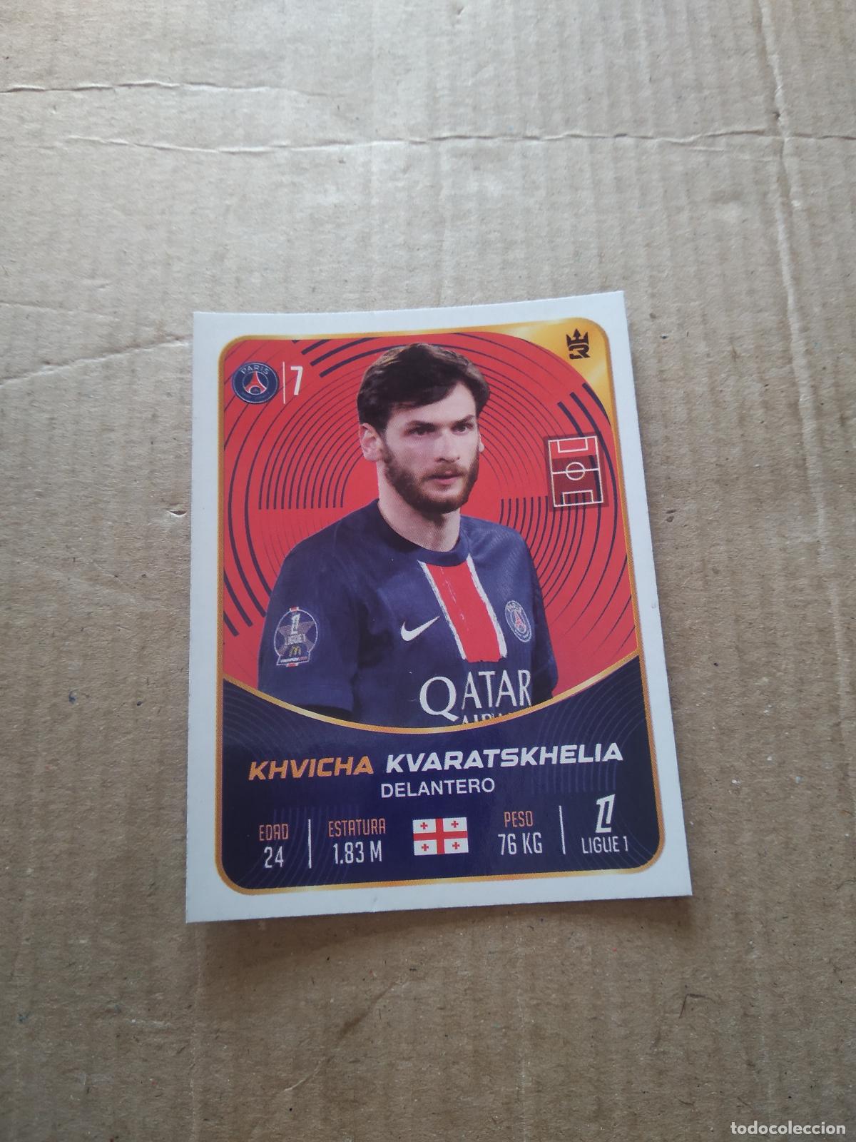 Cromos de f&uacute;tbol: 74 KVARATSKHELIA PARIS SAINT GERMAIN PSG CROMO FUTBOL MUNDIAL DE CLUBES 2025 3 REYES