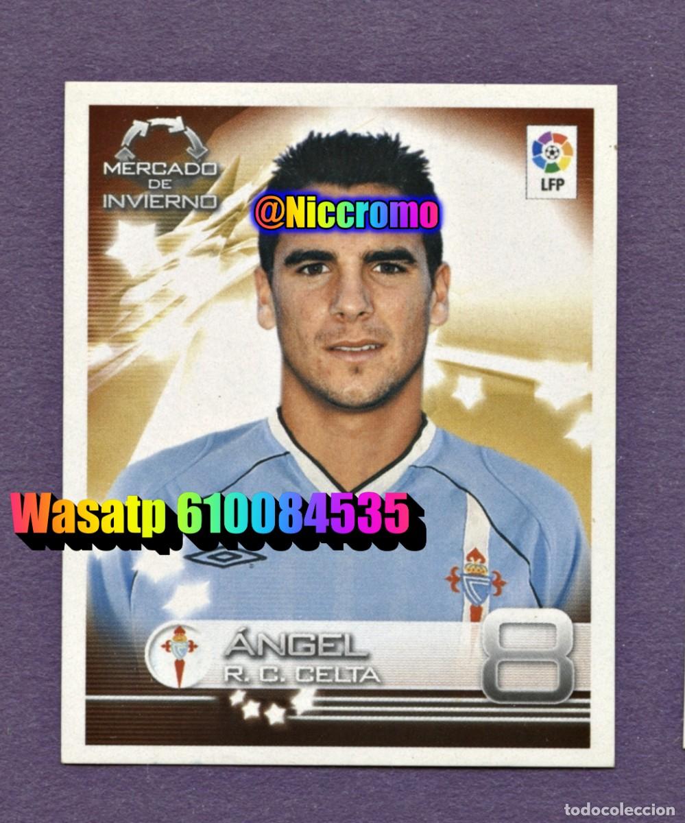 Cromos de Futebol: angel celta superliga 2003 panini n&ordm; 423 mercado invierno 2002 03 nuevo sin pegar niccromo