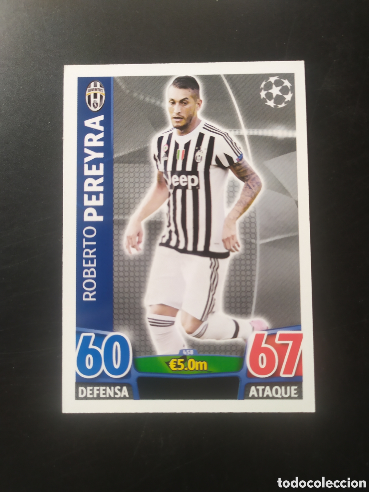 Cromos de Futebol: UEFA Champions match attax topps 2015 2016 15 16 Pereyra n&deg; 458 Juventus