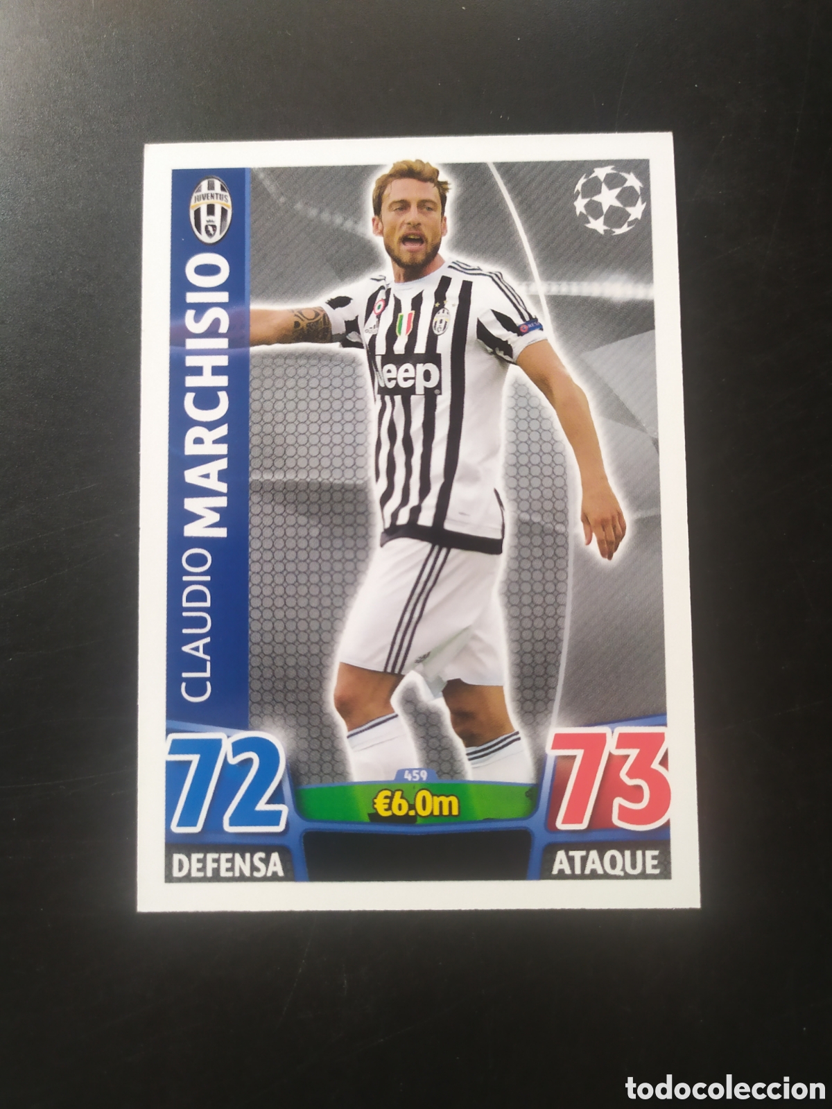 Cromos de f&uacute;tbol: UEFA Champions match attax topps 2015 2016 15 16 Marchisio n&deg; 459 Juventus