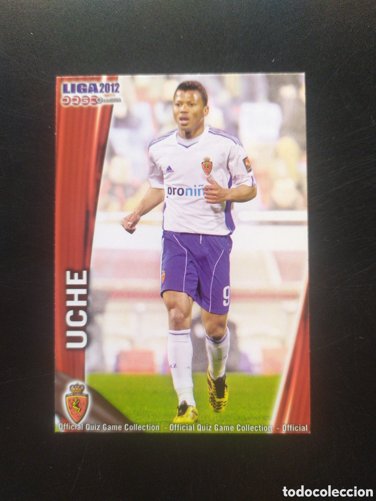 Cromos de f&uacute;tbol: Mundicromo fichas Liga 2011 2012 11 12 Uche n&deg; 344 Real Zaragoza