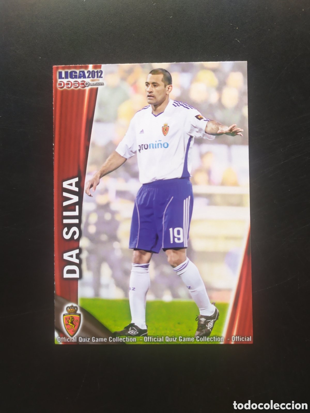 Figurine di Calcio: Mundicromo fichas Liga 2011 2012 11 12 Da Silva n&deg; 332 Real Zaragoza