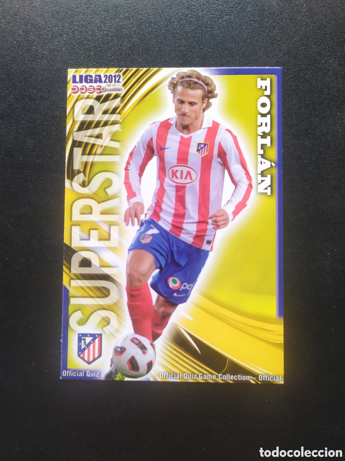 Cromos de f&uacute;tbol: Mundicromo fichas Liga 2011 2012 11 12 Forl&aacute;n superstar mate n&deg; 188 Atl&eacute;tico Madrid