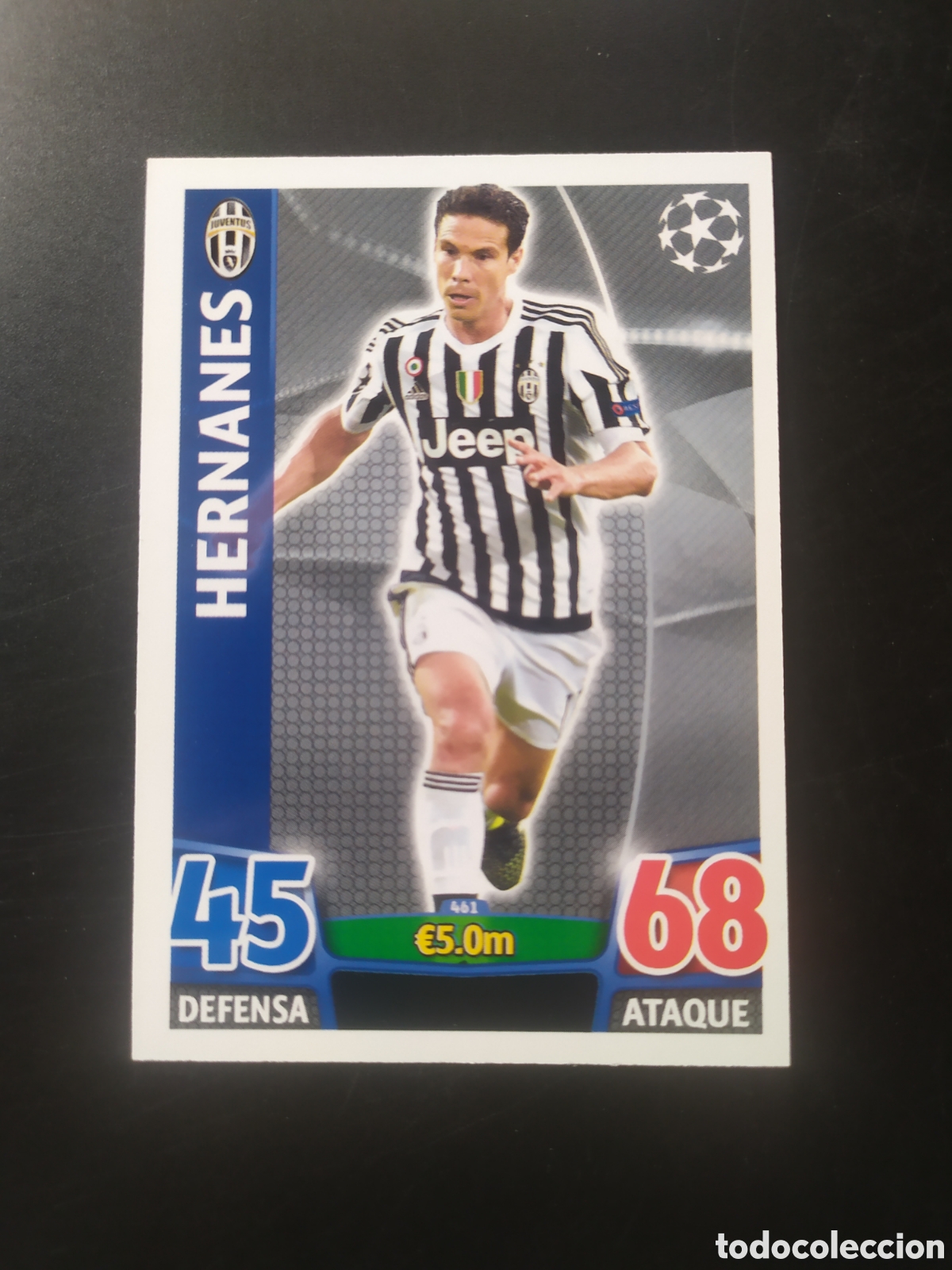 Cartes &agrave; collectionner de Football: UEFA Champions match attax topps 2015 2016 15 16 Hernanes n&deg; 461 Juventus