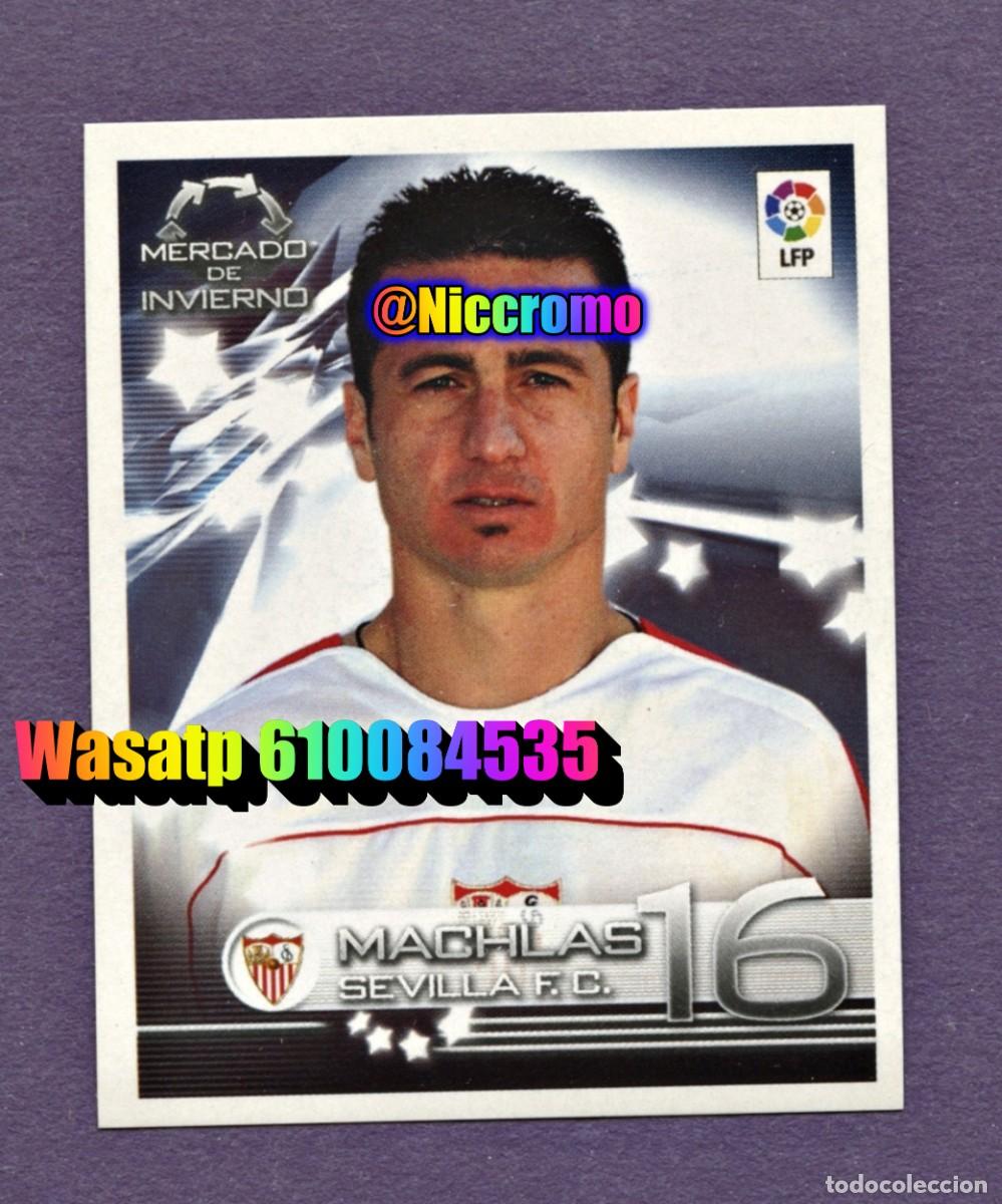 Cromos de f&uacute;tbol: machlas sevilla superliga 2003 panini n&ordm; 426 mercado invierno 2002 03 nuevo sin pegar niccromo