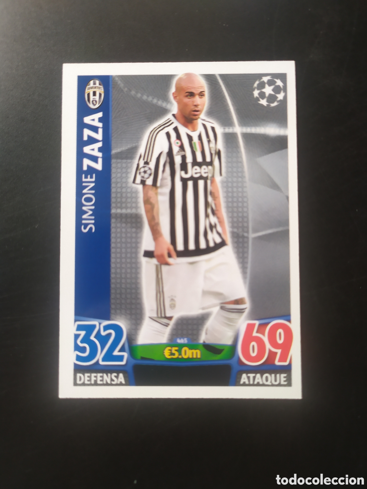 Cromos de f&uacute;tbol: UEFA Champions match attax topps 2015 2016 15 16 Zaza n&deg; 465 Juventus