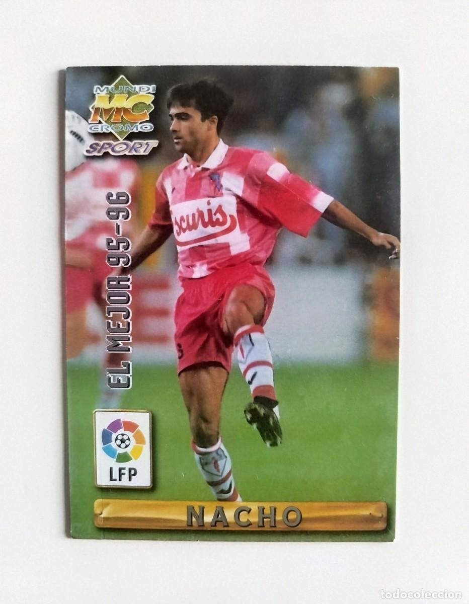 Cromos de f&uacute;tbol: Nacho 409 EL MEJOR 95-96 SD Compostela Fichas de la Liga Mundicromo MC Sport 96 97 / 1996 1997