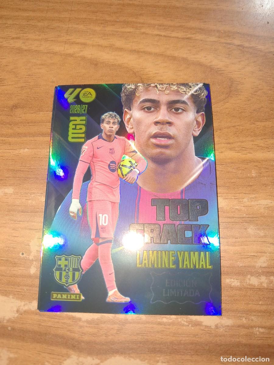 Cromos de f&uacute;tbol: CARD MEGACRACKS TEMPORADA 26/27: EDICI&Oacute;N LIMITADA TOP CRACK LAMINE YAMAL