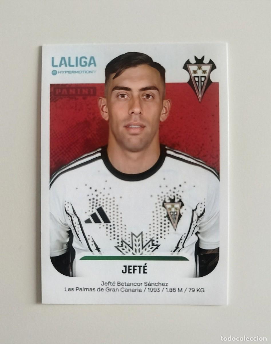 Football Stickers: Jeft&eacute; 19 SIN PEGAR NUNCA PEGADO Albacete Liga Hypermotion Ediciones Este 25 26 / 2025 2026