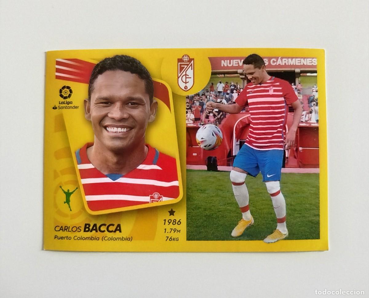 Cromos de f&uacute;tbol: Bacca &Uacute;LTIMOS FICHAJES 15 SIN PEGAR Granada CF Liga Ediciones Este 21 22 / 2021 2022