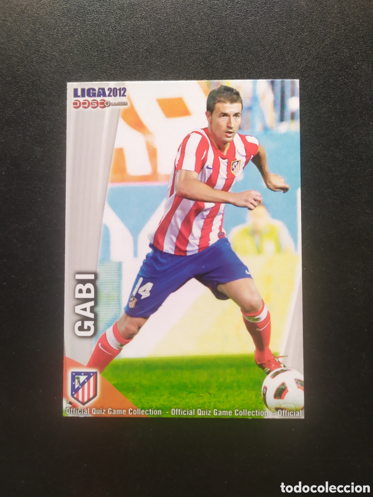 Cromos de f&uacute;tbol: Mundicromo fichas Liga 2011 2012 11 12 Gabi n&deg; 652 Atl&eacute;tico Madrid