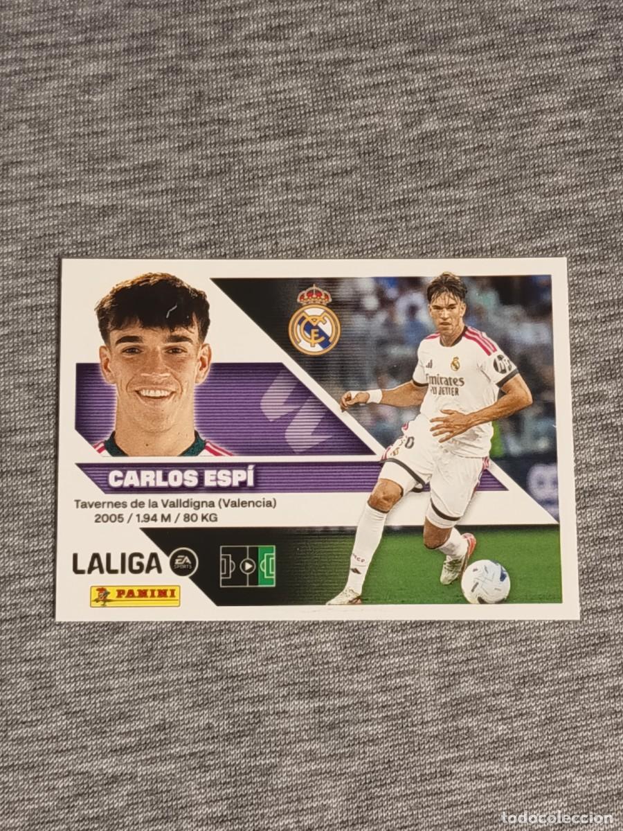 Cromos de f&uacute;tbol: Liga este 26 27 Panini CARLOS ESPI COLOCA N&deg;17 BIS REAL MADRID nuevo