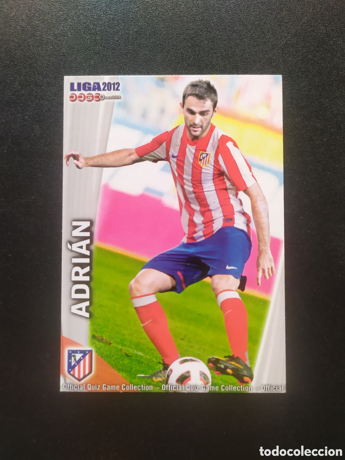 Cromos de f&uacute;tbol: Mundicromo fichas Liga 2011 2012 11 12 Adrian n&deg; 653 Atl&eacute;tico Madrid