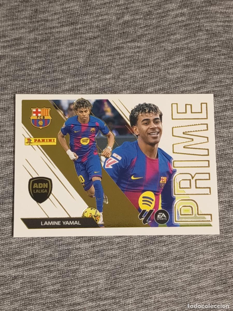 Cromos de f&uacute;tbol: Liga este 26 27 Panini LAMINE YAMAL N&deg;6 ADN PRIME nuevo
