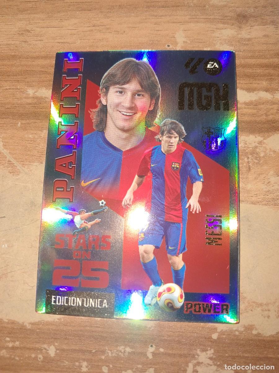 Cromos de f&uacute;tbol: CARD MEGACRACKS TEMPORADA 26/27: PANINI STARS ON 25 EDICI&Oacute;N &Uacute;NICA POWER MESSI, N&Uacute;MERO 440P