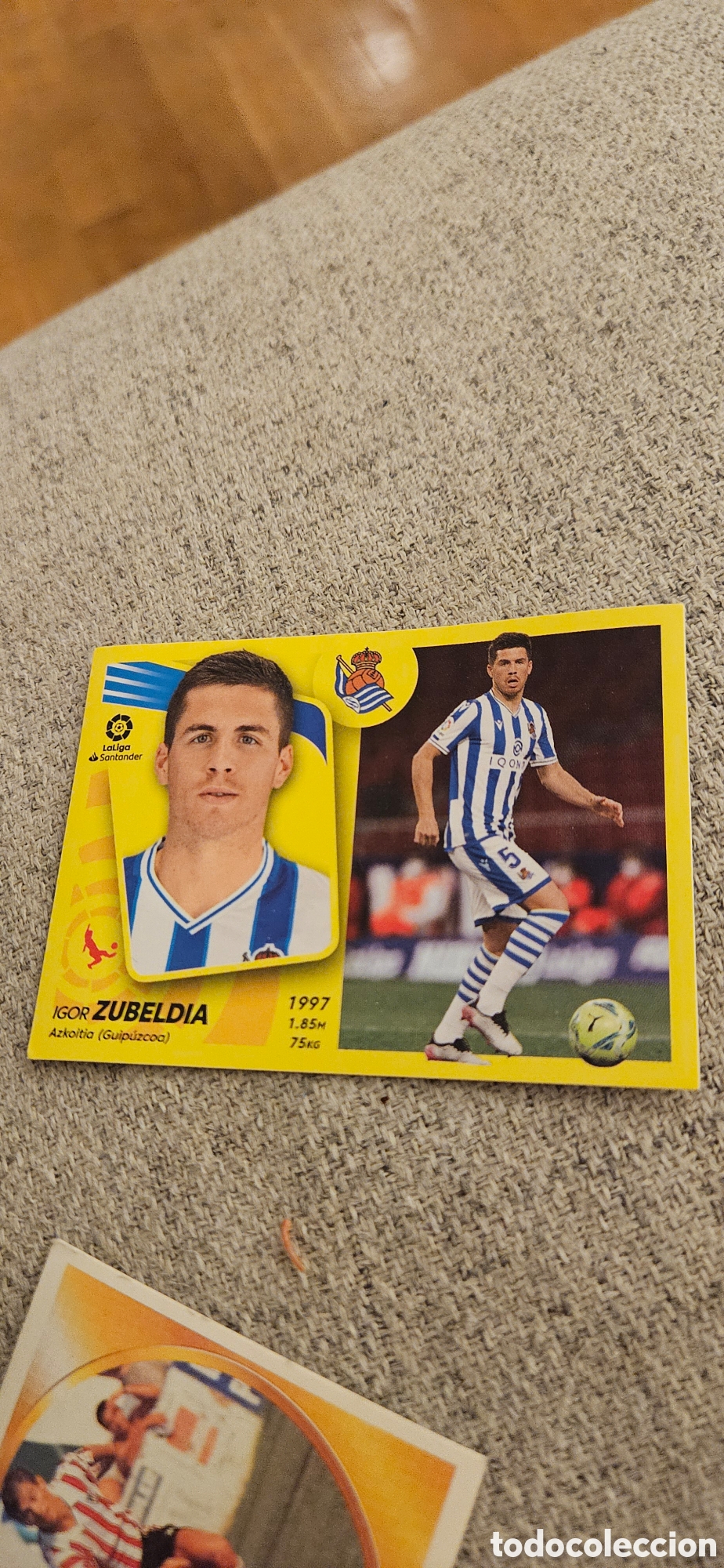 Cromos de f&uacute;tbol: Zubeldia real sociedad este 2021 2022 21 22 sin pegar