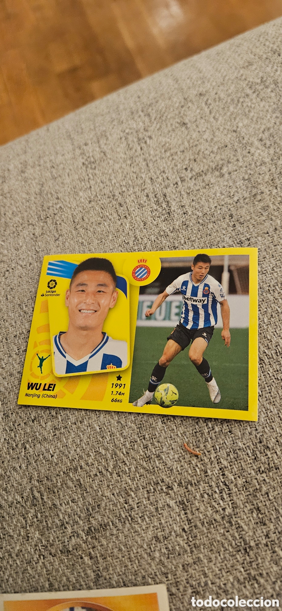 Cromos de f&uacute;tbol: Wu le&iacute; espa&ntilde;ol este 2021 2022 21 22