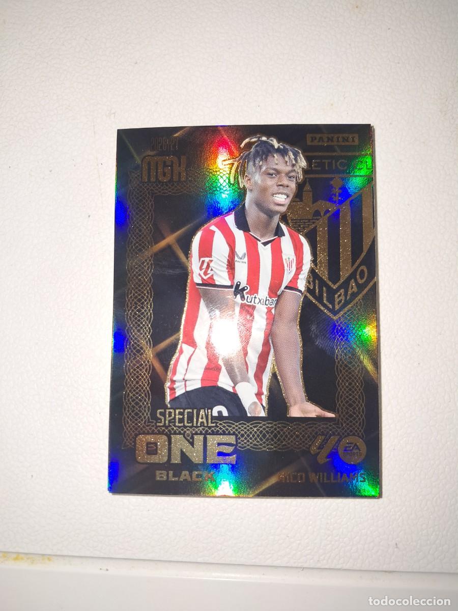 Cromos de f&uacute;tbol: CARD MEGACRACKS TEMPORADA 26/27: SPECIAL ONE BLACK NICO WILLIAMS