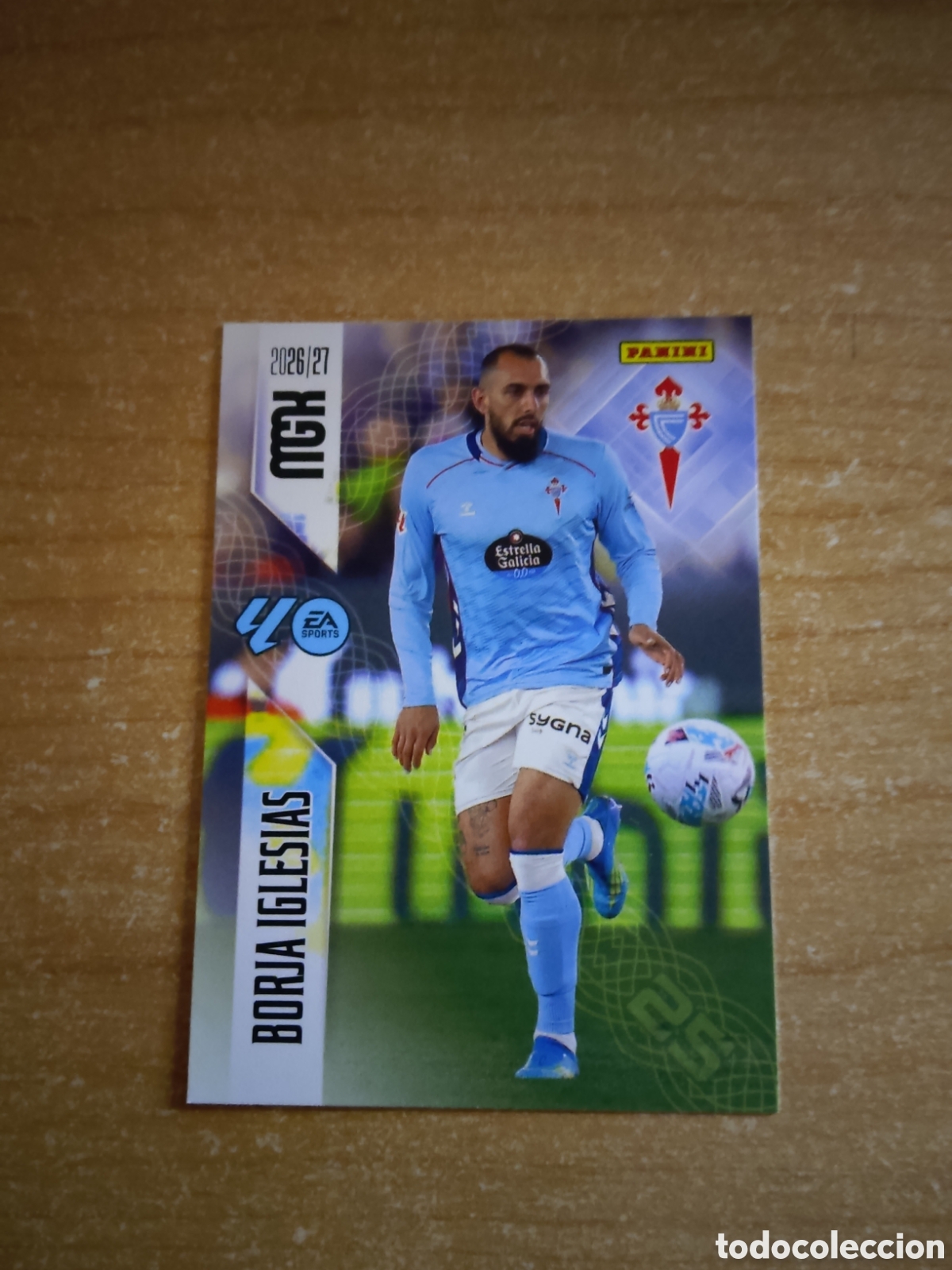 Cromos de f&uacute;tbol: 125 BORJA IGLESIAS CELTA VIGO MEGACRACKS 2026 2027