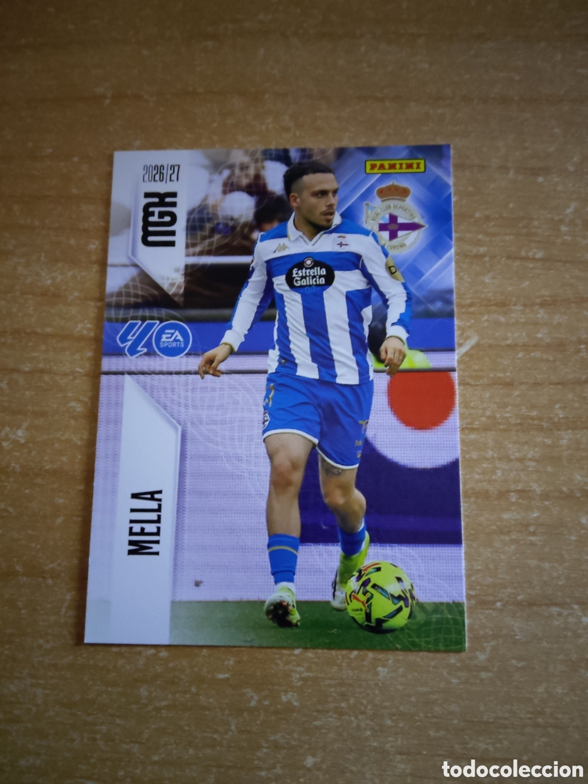 Cromos de f&uacute;tbol: 141 MELLA DEPORTIVO CORU&Ntilde;A MEGACRACKS 2026 2027