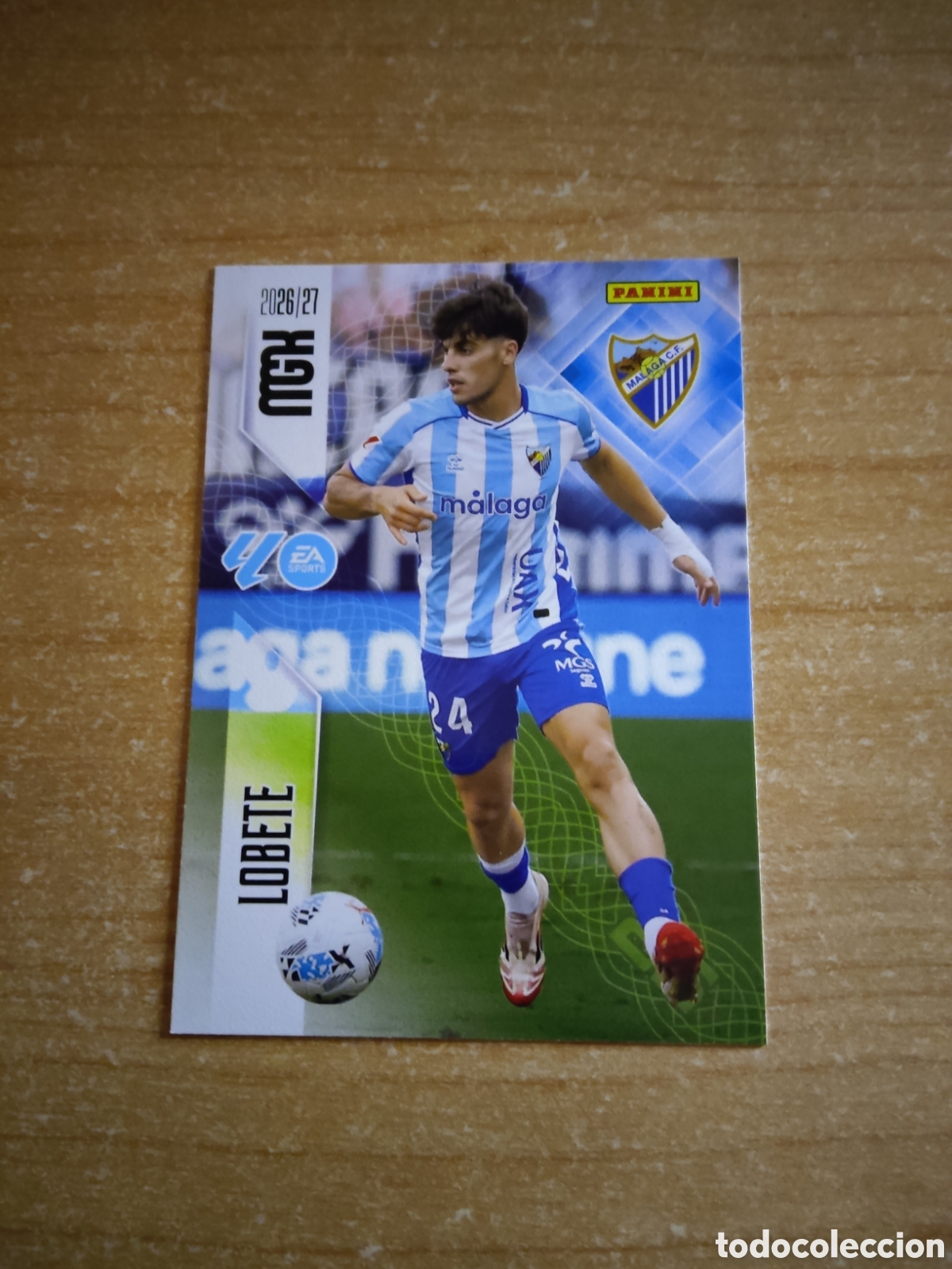 Cromos de f&uacute;tbol: 249 LOBETE MALAGA MEGACRACKS 2026 2027